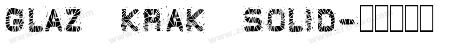 Glaz Krak solid字体转换